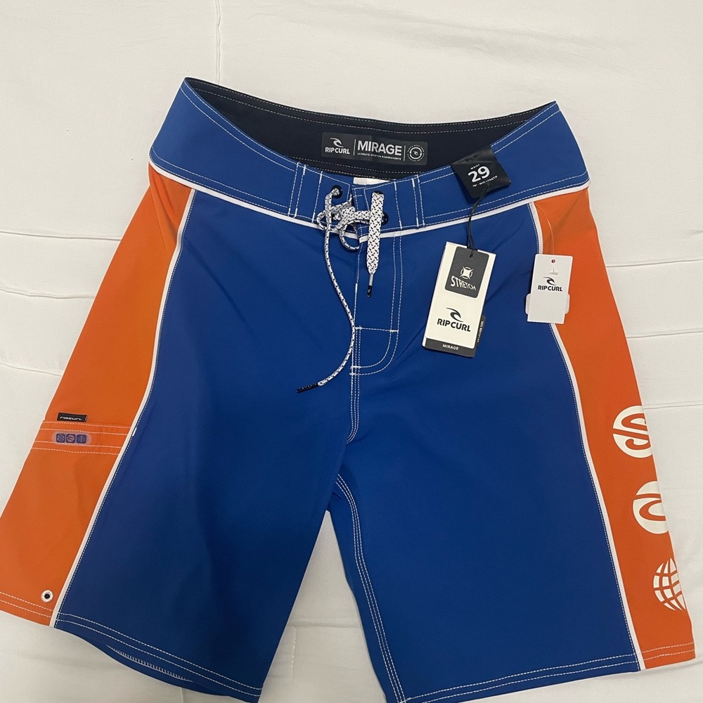 Rip Curl Mirage Blue and Orange Board Shorts